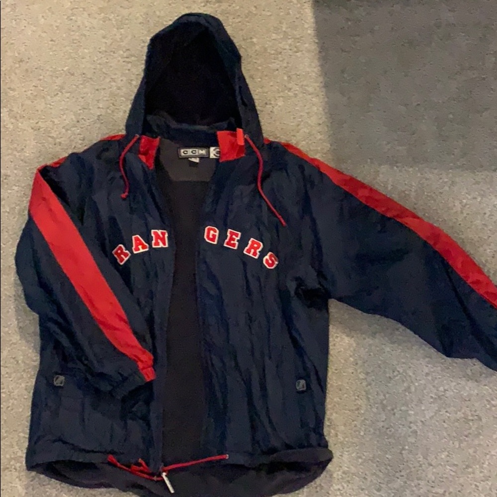 CCM Rangers Jacket Official NHL Gear